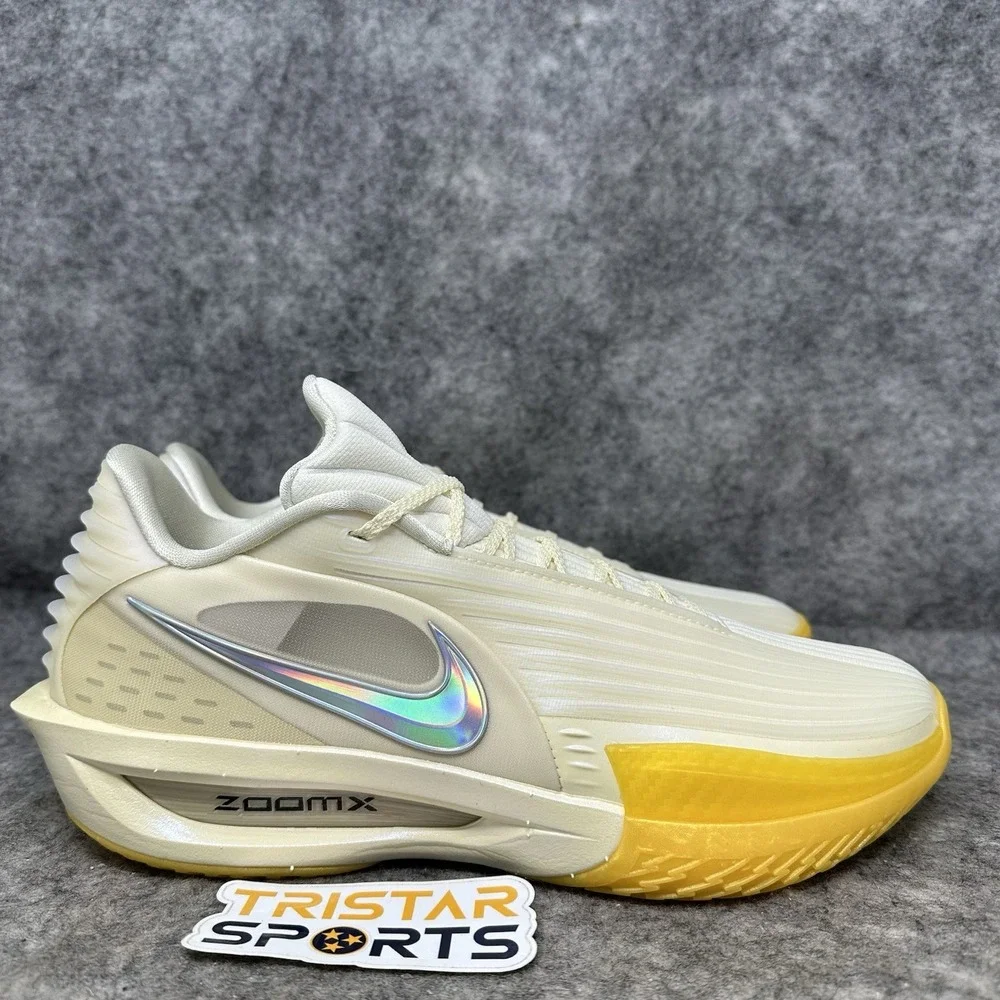 JuJu Watkins X Nike Air Zoom GT Cut 3 Turbo Basketball Shoes Mens 9 Coconut Milk